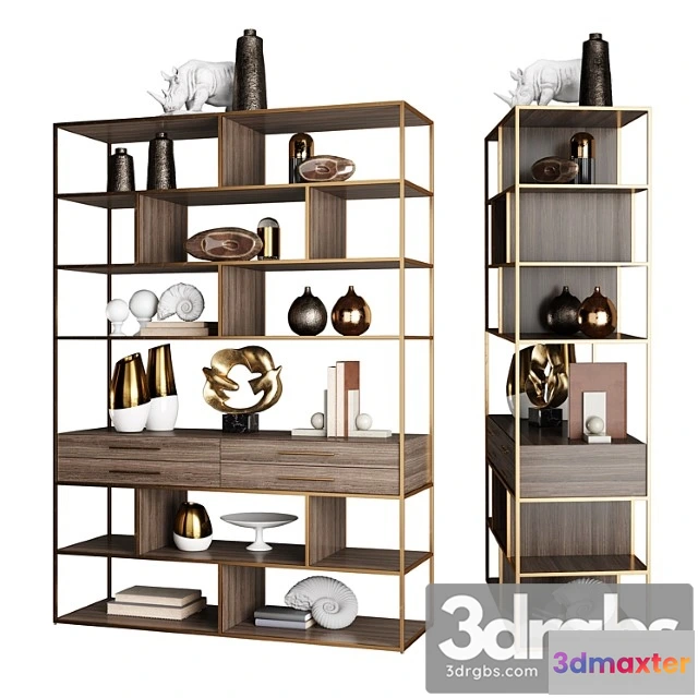 956822 - Horchow Mack Geometric Etagere 1