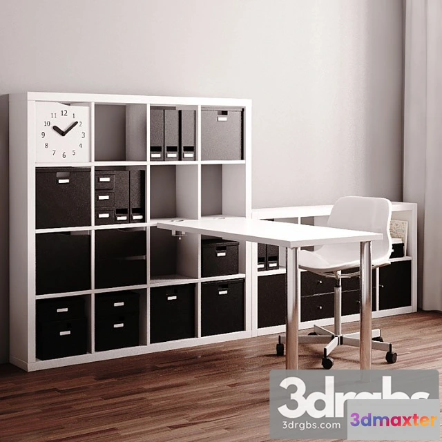 956846 - Ikea Kallax Workstation