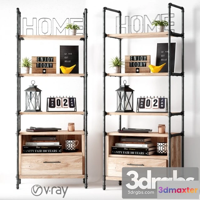 956854 - Industrial Loft Set
