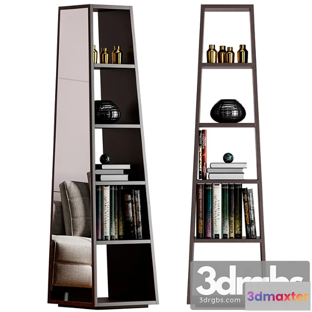 956898 - Minotti archipenko mirror bookcase 2