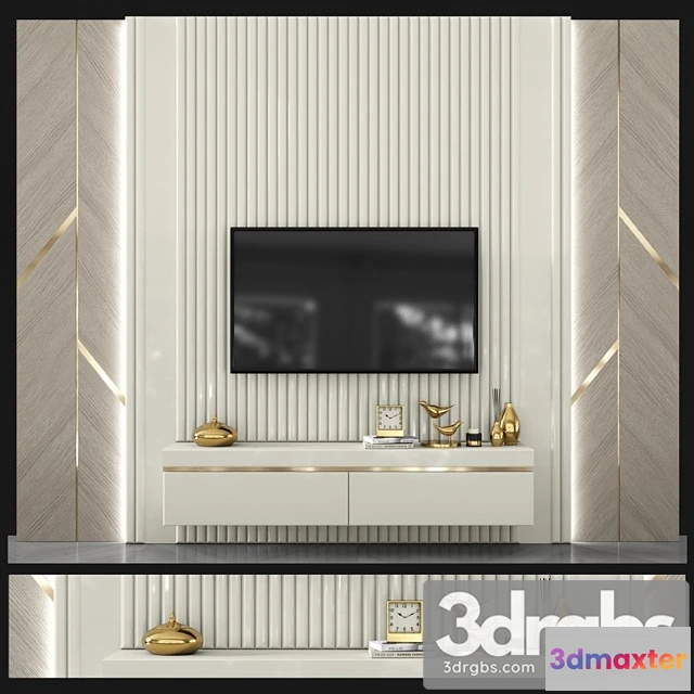 956904 - Modern Tv Shelf Set15 1