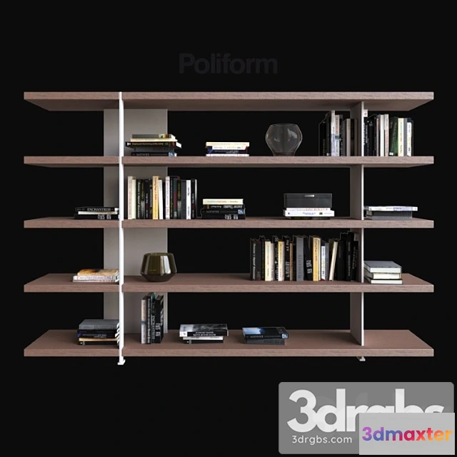 956932 - Poliform Varenna Librerie Bristol 1