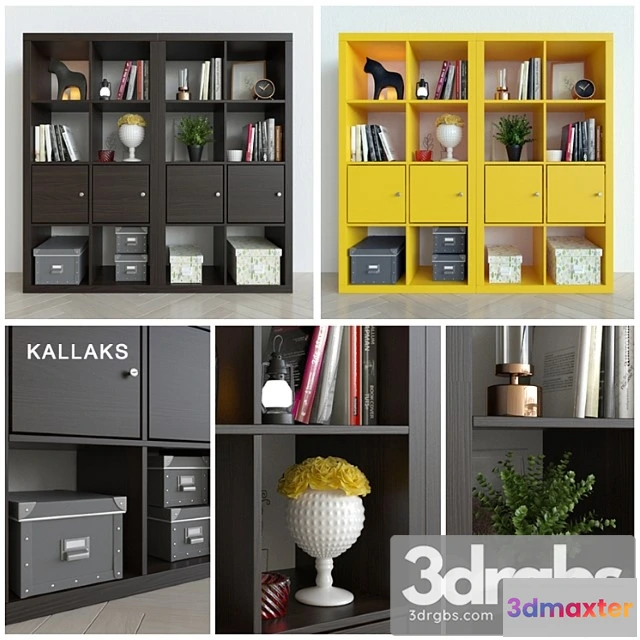 957046 - Shelf Ikea Kallax Kallax With Decor