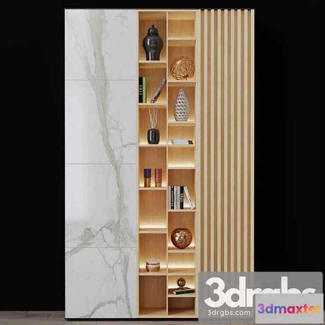 957102 - Shelving with decor 3 2