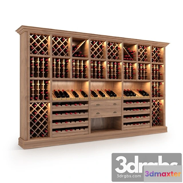 957166 - Wine Rack Storage Wine Stand