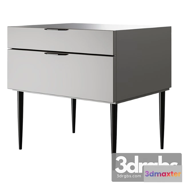 1034532 - Visney c2 gray bedside table