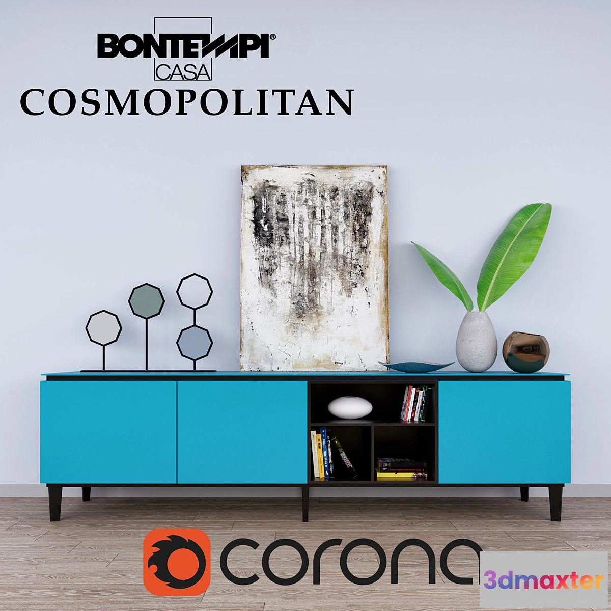 1343090 - Cosmopolitan console 3D Max