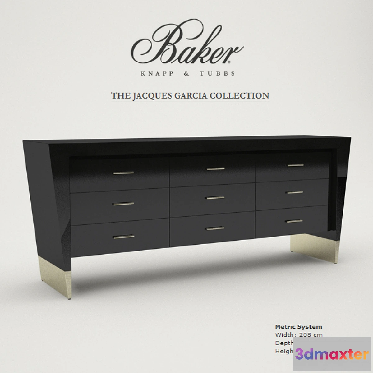 1434028 - BAKER RACHMANINOV CHEST 3D Max