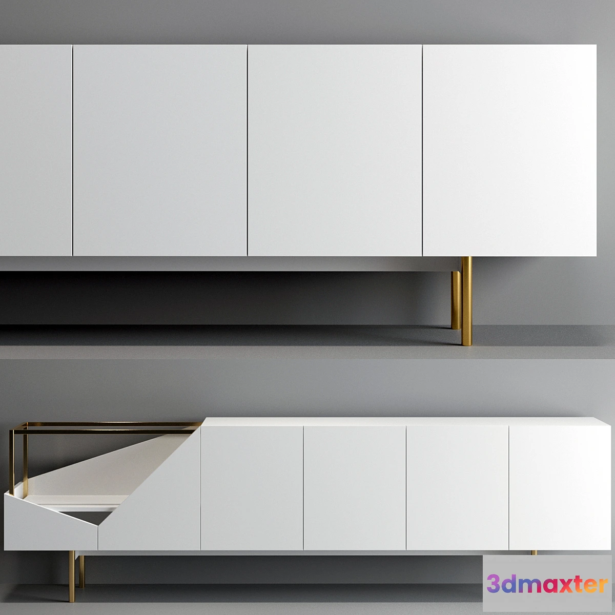 1479018 - TV cabinet 3D Max