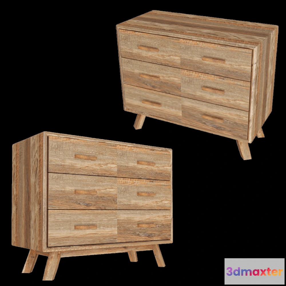 1628870 - Bemondi - Chest of drawers SEPIA 3D Max