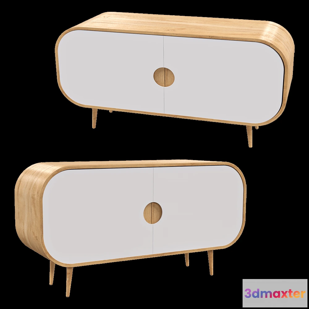 1628936 - BY Furniture - ROUNDED COMMODE 3D Max