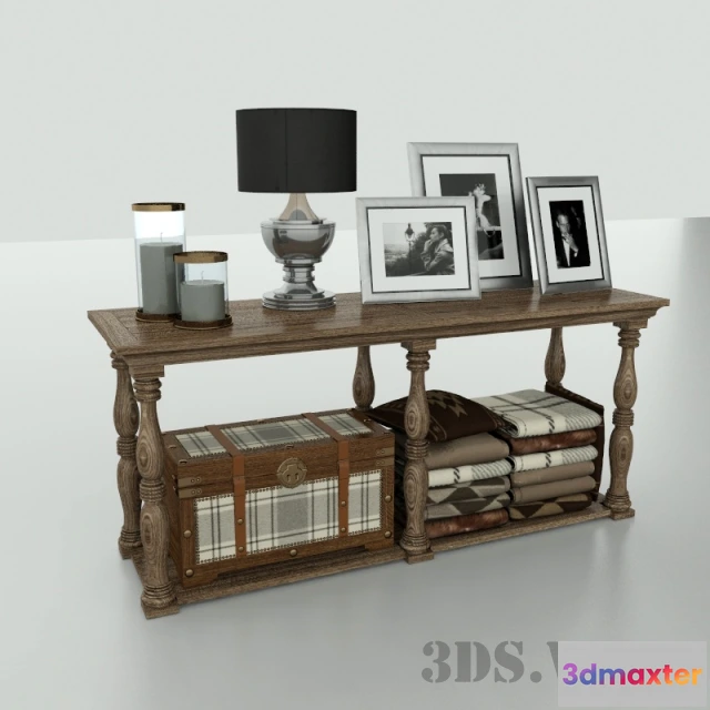 1631908 - furniture - Console Command and RL Chest 3D Max