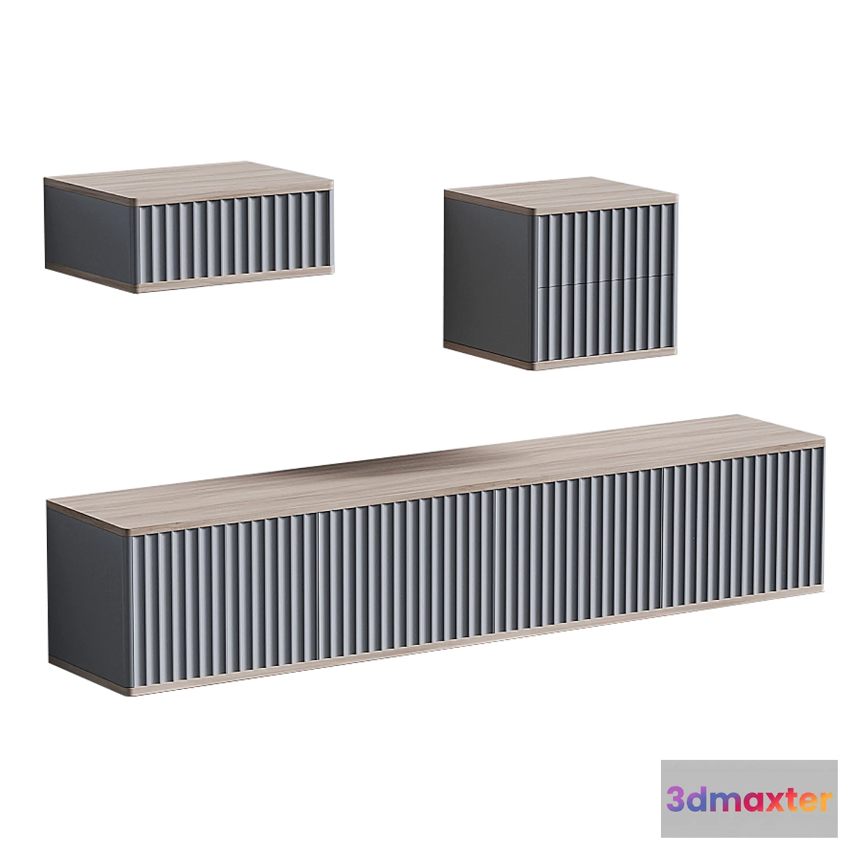 558501 - Set of Wall Pedestals the Idea