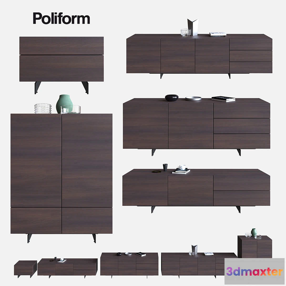 586906 - POLIFORM NIGHT COMPLEMENTS & SIDEBOARDS PANDORA & NIGHT