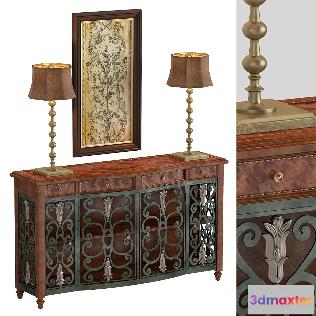 679003 - Showcase Console Table