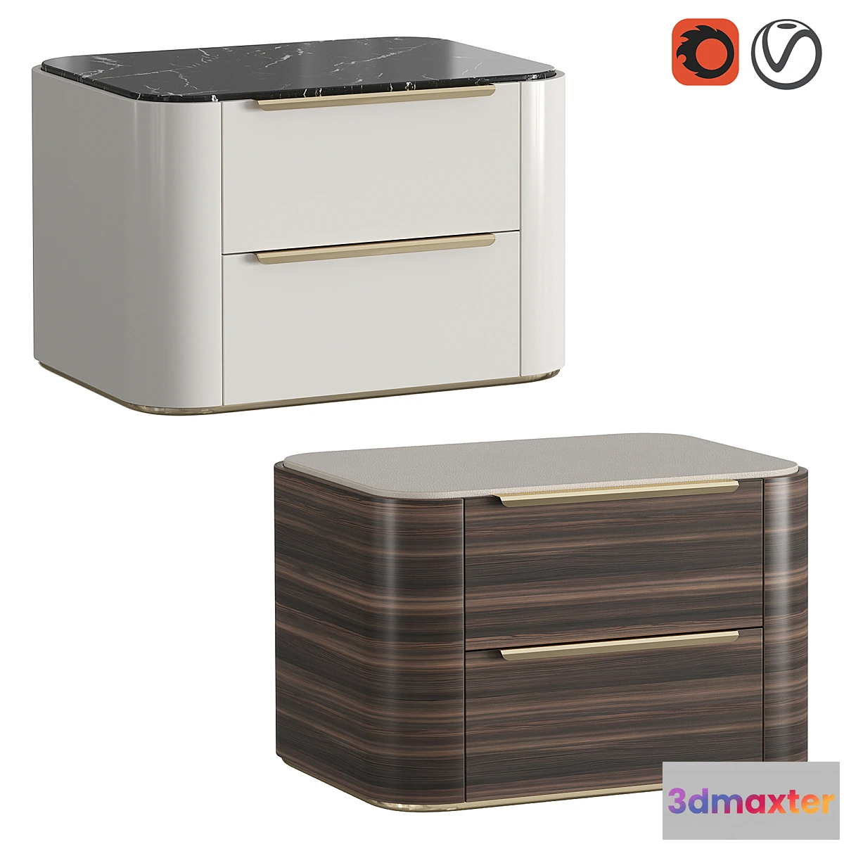 741007 - Bedside table BAMBOO II - No.2