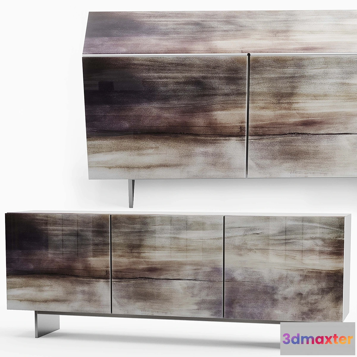 834950 - Cattelan Italia Focus Crystalart Sideboard - No.3