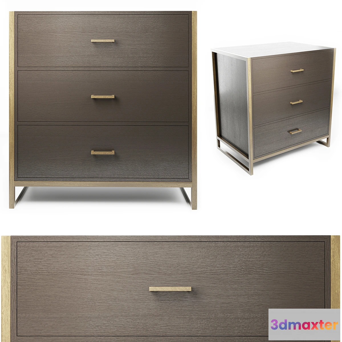 884992 - Charlotte James - Chatton 3 Drawer Chest - No.4