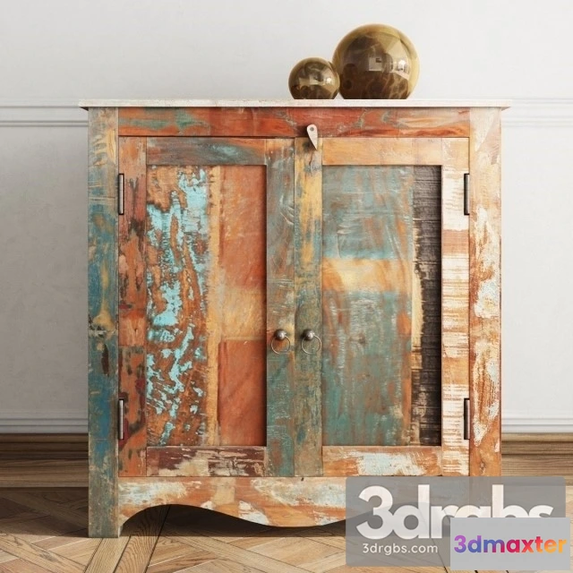 957488 - Calila Rustic Reclaimed Wood