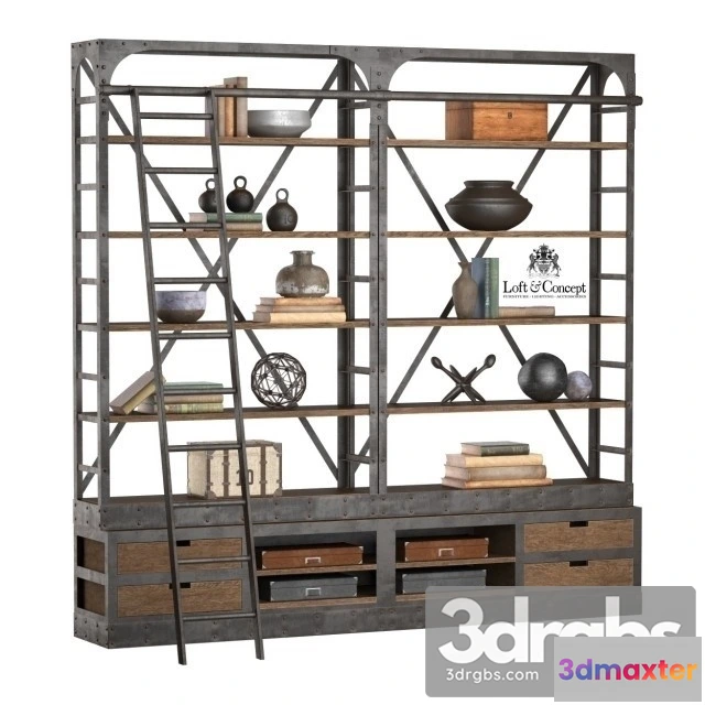 958400 - Industrial Iron Rack