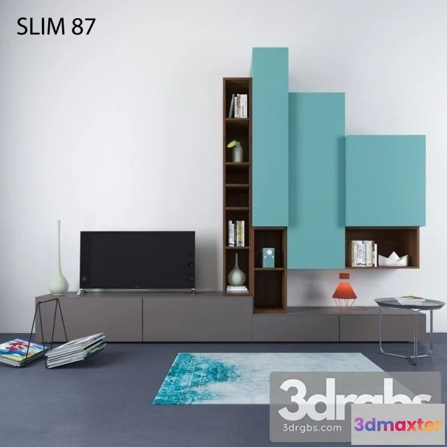 959296 - Slim Display Wardrobe