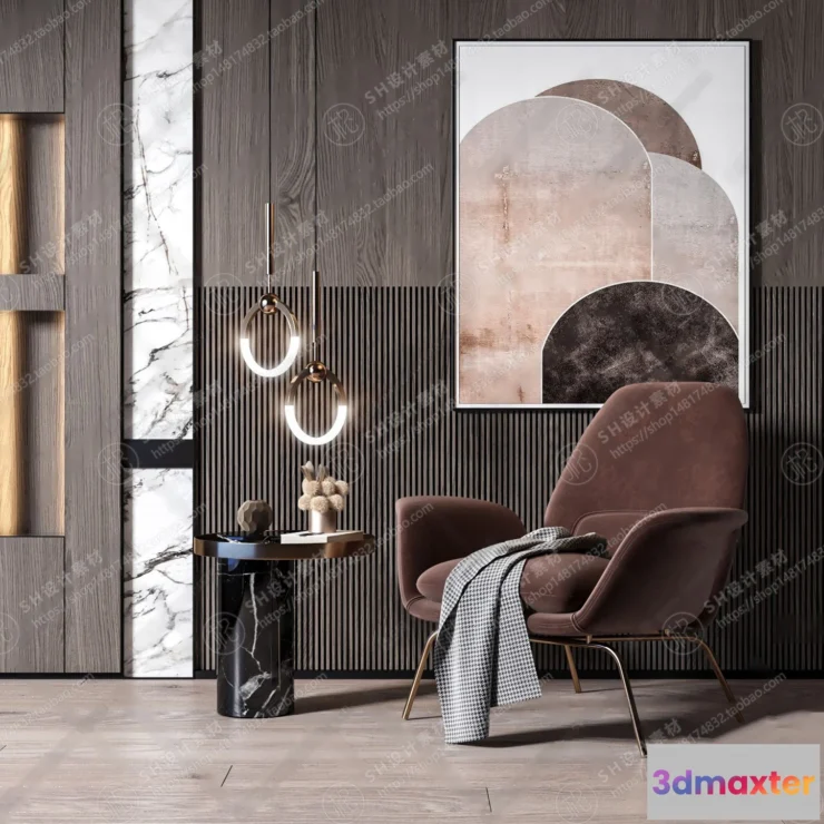 1126730 - Single Sofa - 3D Models - 0500