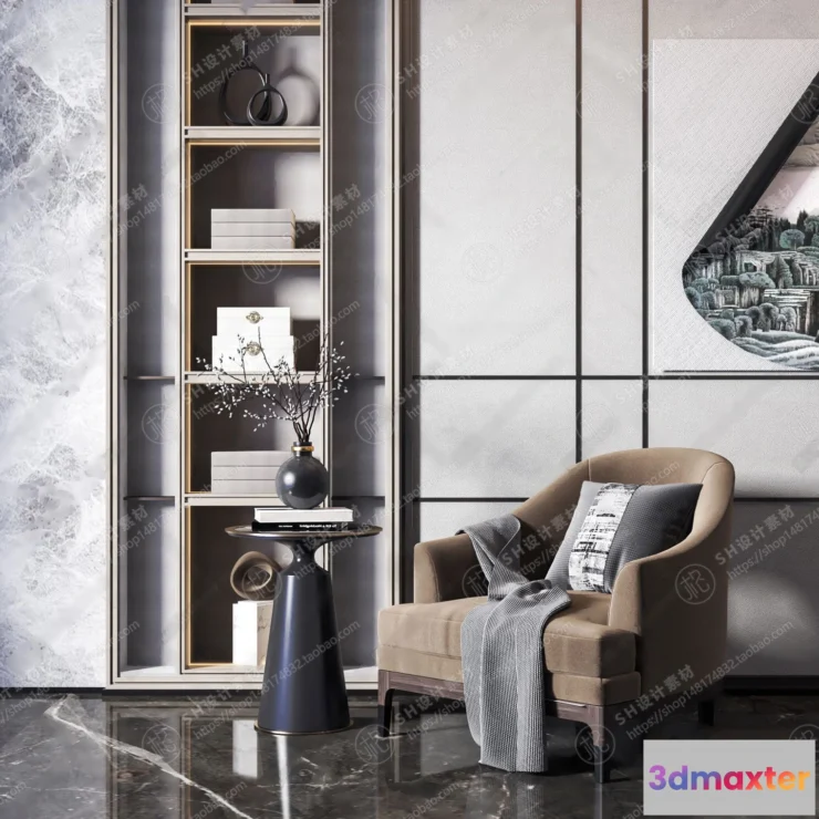 1126750 - Single Sofa - 3D Models - 0510