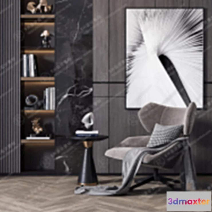 1126752 - Single Sofa - 3D Models - 0511