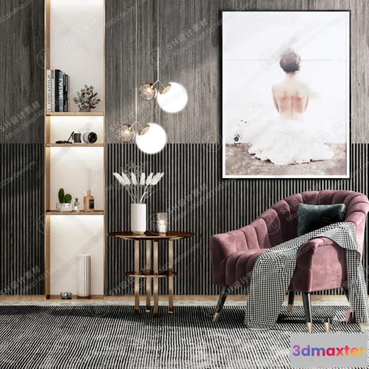 1126754 - Single Sofa - 3D Models - 0512