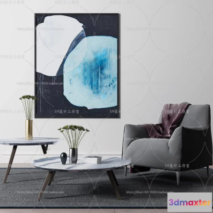 1126770 - Single Sofa - 3D Models - 0520