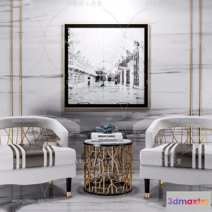 1126792 - Single Sofa - 3D Models - 0531