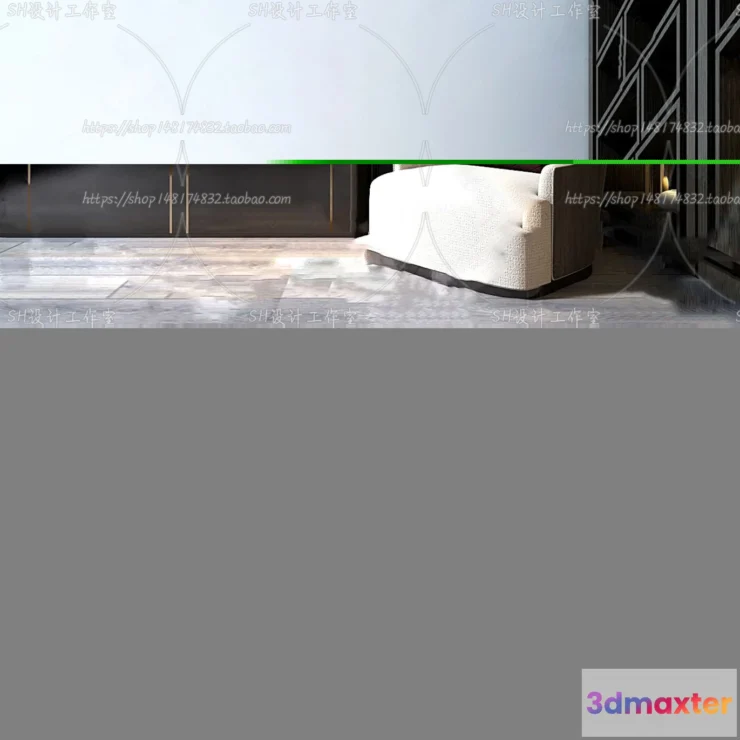 1126808 - Single Sofa - 3D Models - 0539