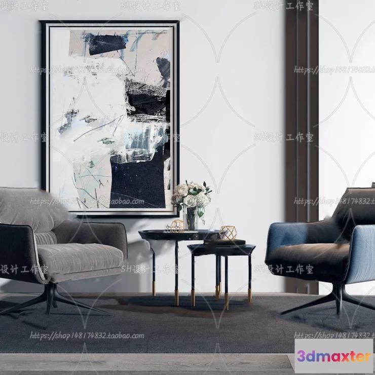 1126830 - Single Sofa - 3D Models - 0550