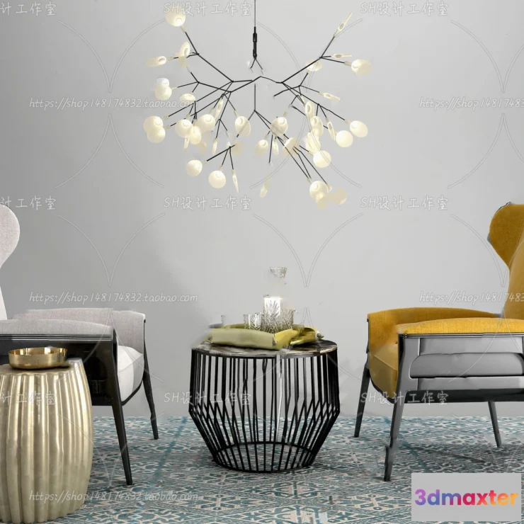 1126836 - Single Sofa - 3D Models - 0553