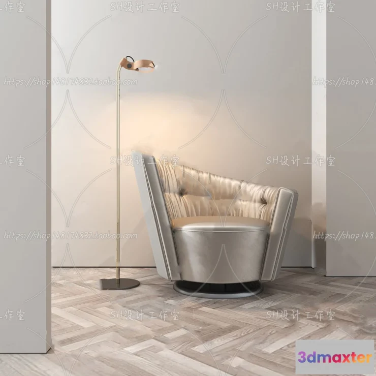 1126846 - Single Sofa - 3D Models - 0558