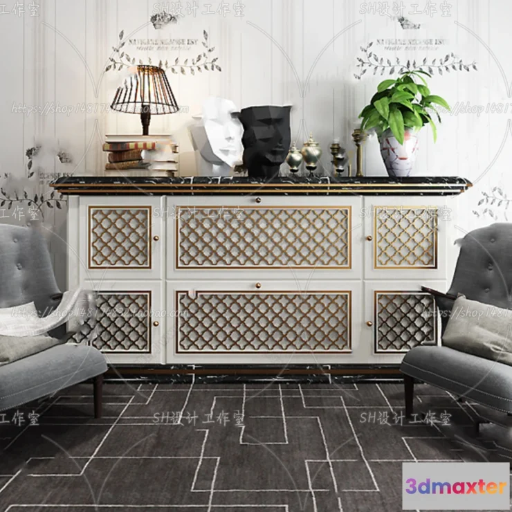 1126854 - Single Sofa - 3D Models - 0562