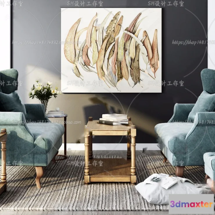 1126860 - Single Sofa - 3D Models - 0565