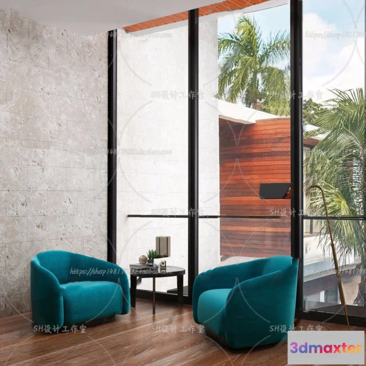 1126868 - Single Sofa - 3D Models - 0569