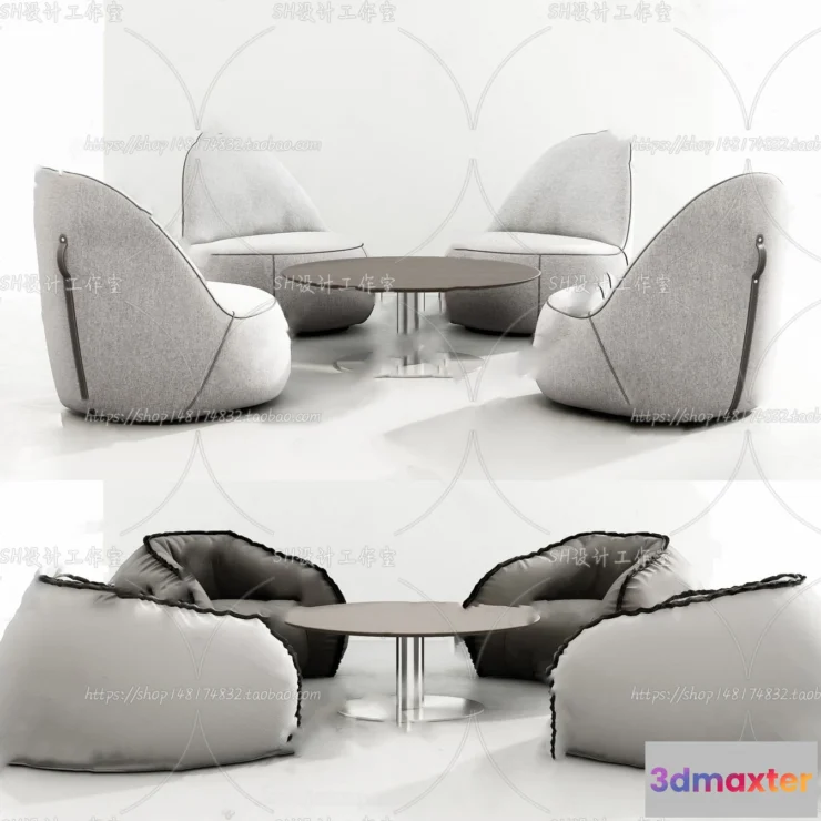 1126880 - Single Sofa - 3D Models - 0575