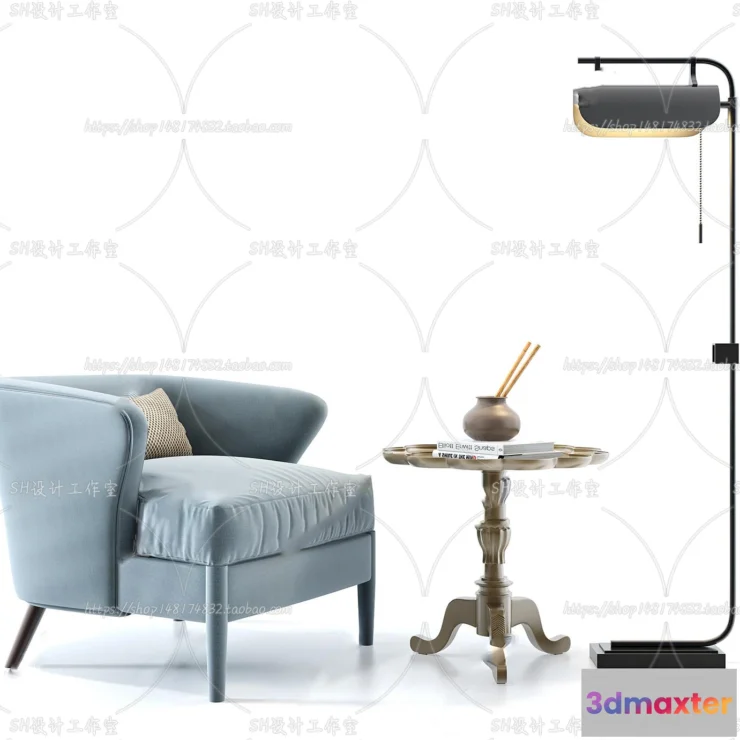 1126888 - Single Sofa - 3D Models - 0579