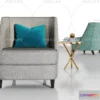 1126902 - Single Sofa - 3D Models - 0586