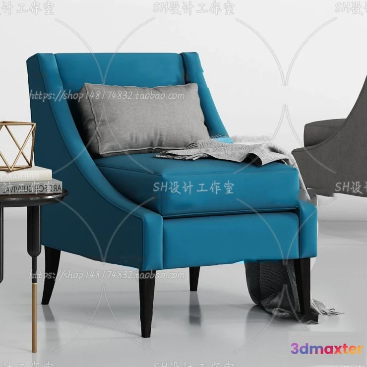 1126904 - Single Sofa - 3D Models - 0587