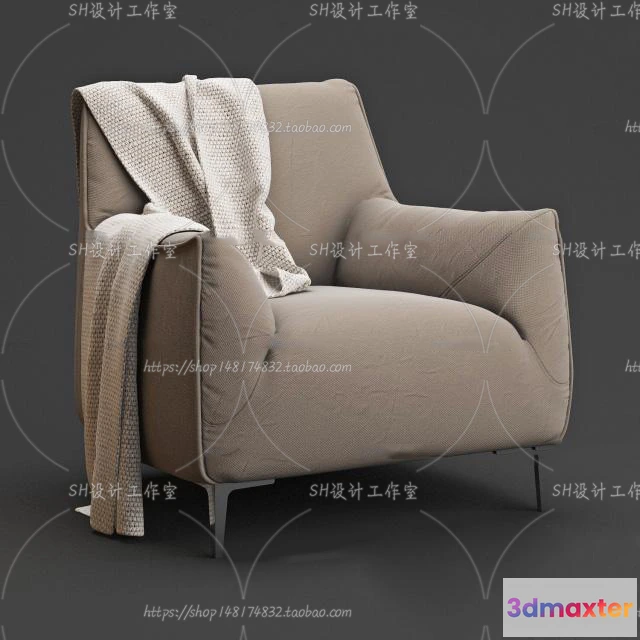 1126930 - Single Sofa - 3D Models - 0600