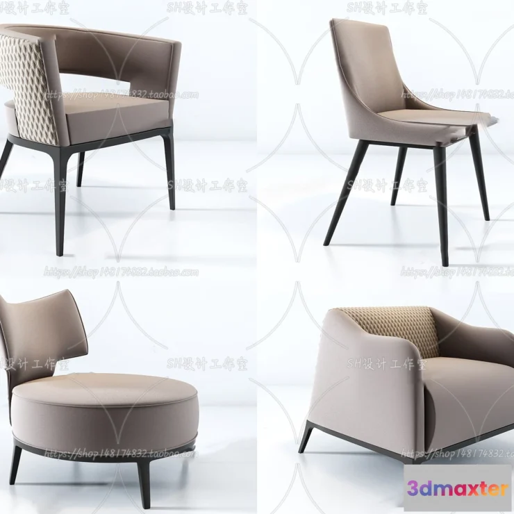 1126952 - Single Sofa - 3D Models - 0611