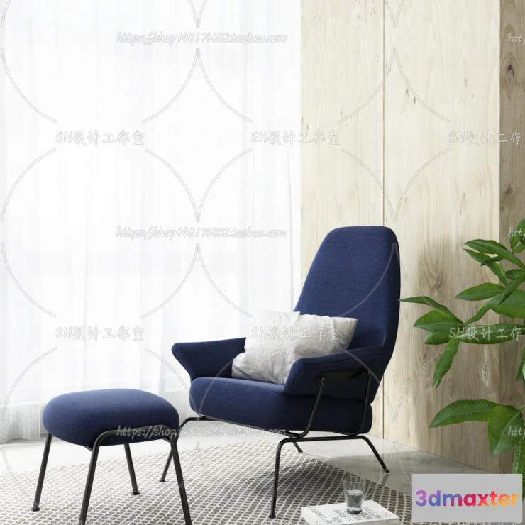 1126956 - Single Sofa - 3D Models - 0613