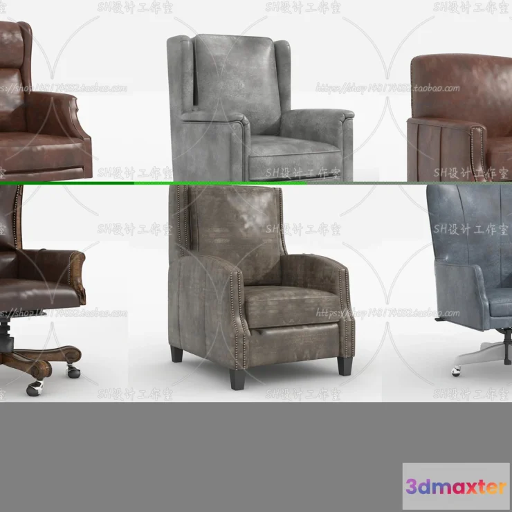 1126960 - Single Sofa - 3D Models - 0615