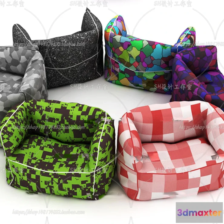 1126966 - Single Sofa - 3D Models - 0618