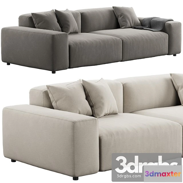 1034566 - 006 cloud sofa modular 2 seat by prostoria