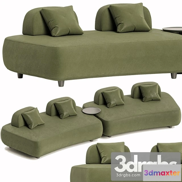 1034664 - Art nova - curve sofa