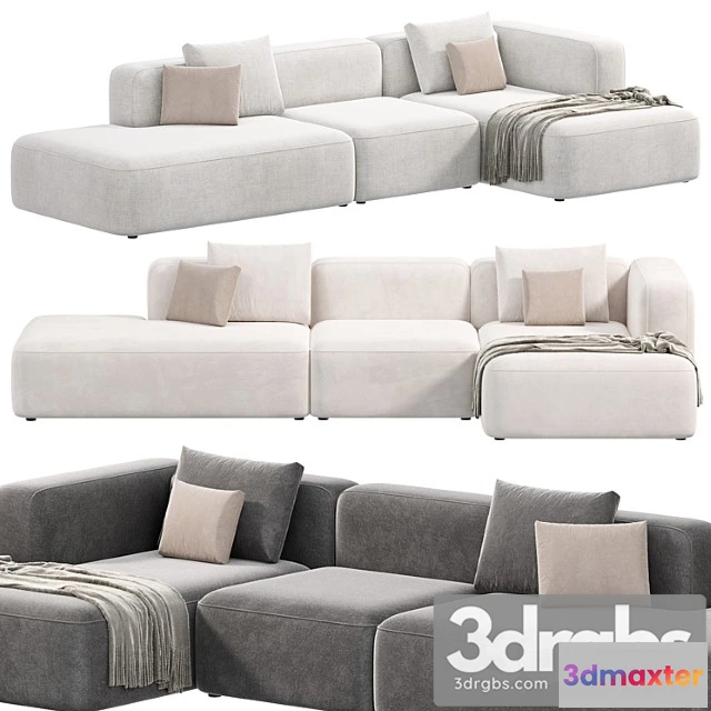 1034764 - Basecamp chaiselounge left modular sofa by makenordic 2